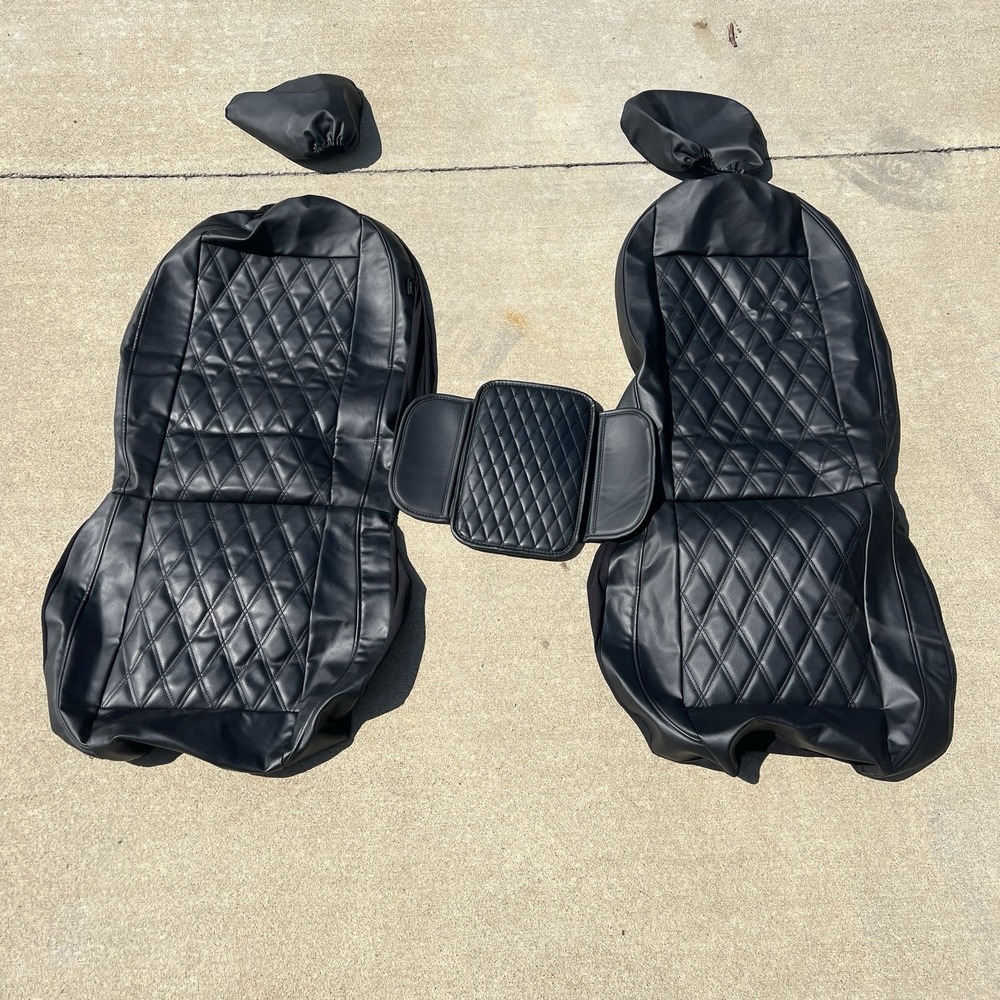Honda Civic Faux Leather Front Seat Covers Complete Set